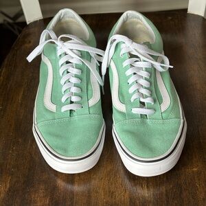 Vans Mint Green Sneakers - SIZE 10